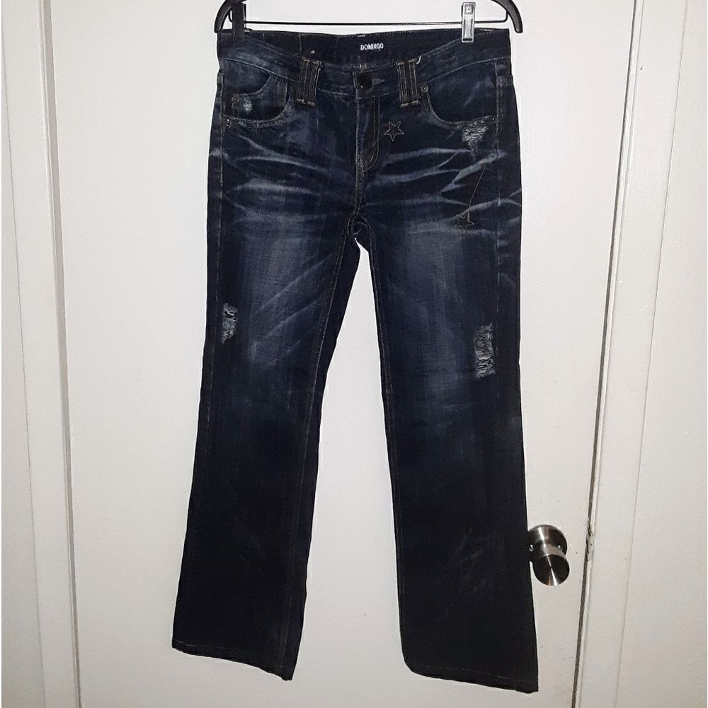 Domingo Blue distressed jeans